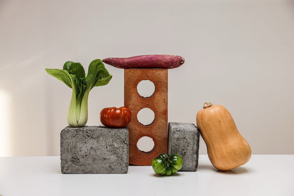 aranchi moderno com mistura de vegetais