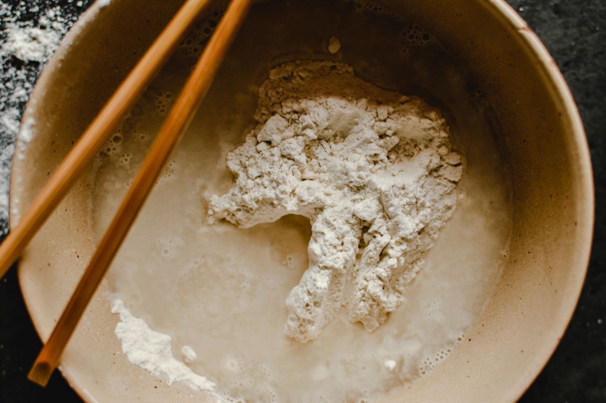 Lait de soja coagulant